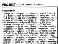 Project: Asian Community Library