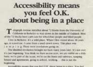 Accessibility Means You Feel O.K. About Being in a Place