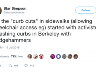 DIY Curb Cuts in Twittersphere