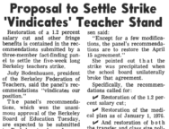Proposal to Settle Strike ‘Vindicates’ Teacher Stand