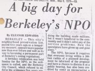 A Big Day for Berkeley’s NPO