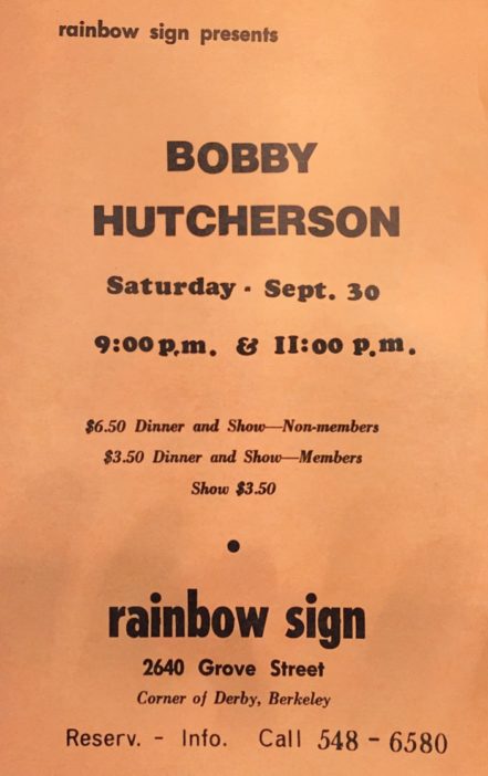 Bobby Hutcherson Flyer