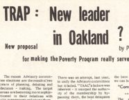 TRAP: New Leader in Oakland?