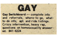 Gay Switchboard