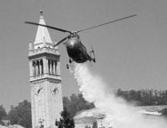Helicopter Drops Tear Gas on Sproul Plaza
