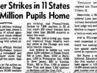 Teachers Strikes in 11 States Keep Million Pupils Home