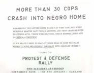 Luther Smith protest rally flyer