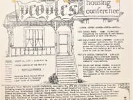 People’s Housing Conference Flyer