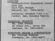 Community Services Listing