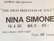 Rainbow Sign Presents Nina Simone