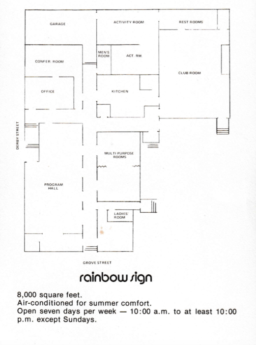 Rainbow Sign Floor Plan