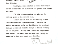 Pete Seeger’s letter to Ecology Action