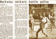 Berkeley Strikers Battle Police
