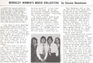 Berkeley Women’s Music Collective