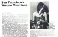San Francisco Women’s Musicians